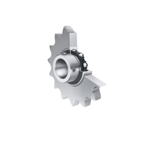 Roller chain idler sprocket units